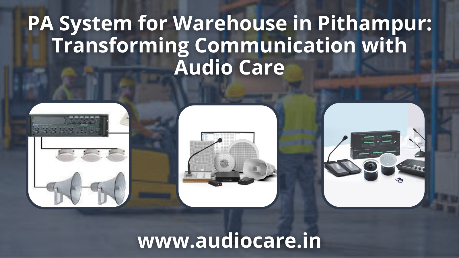 PA System for Warehouse